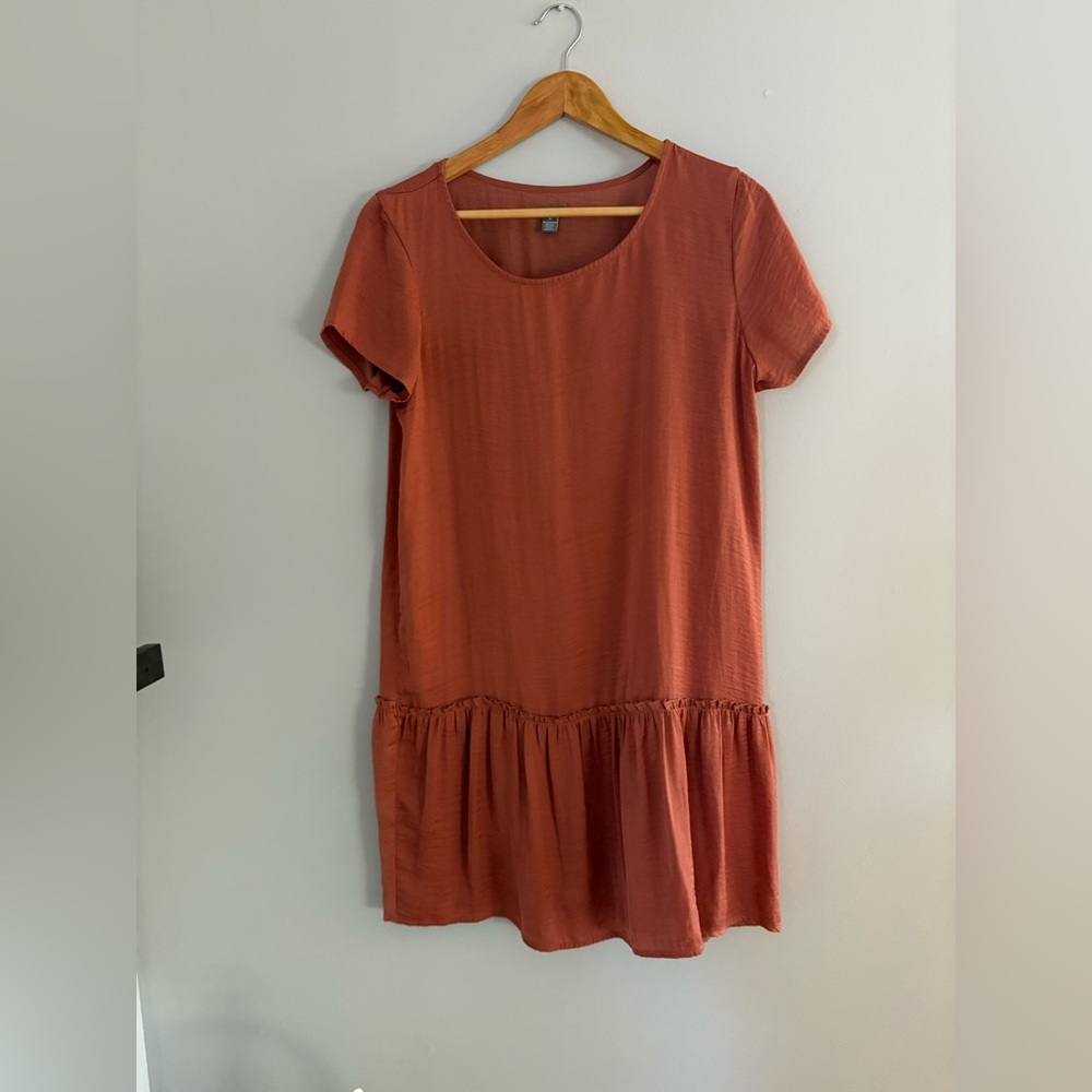 Aerie Women’s Dusty Rose Drop Waist Babydoll Dress - US M